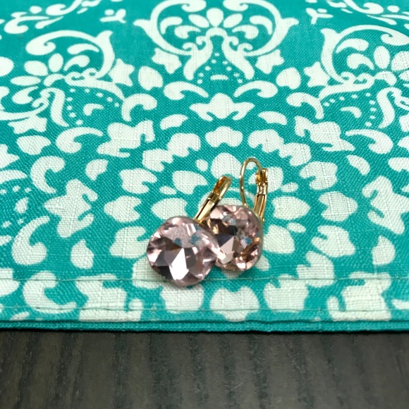 NEW!💙💎💗PALE PINK! RHINESTONES!💗💎💙GOLDEN DROP - Picture 5 of 8